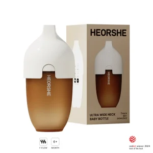 HeOrShe Ultra Wide Neck Bočica Za Bebe 240 ml Bijela